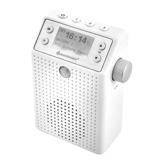 SOUNDMASTER DAB60WE Mode D'emploi