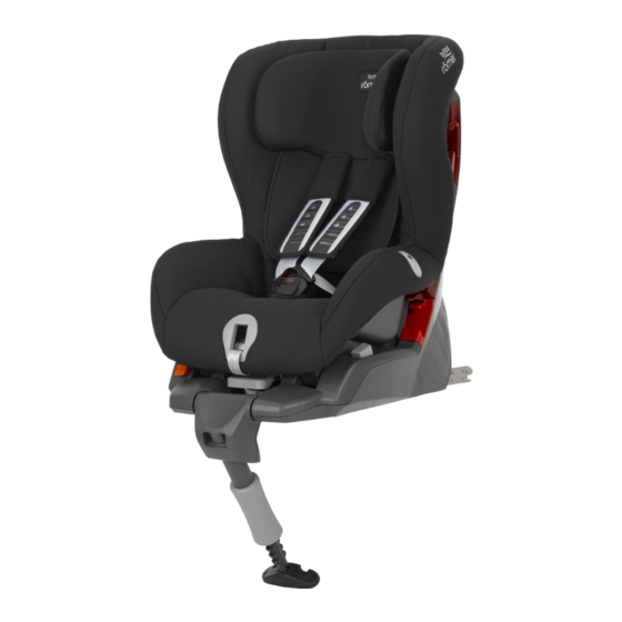 Britax SAFEFIX PLUS Mode D'emploi