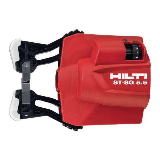 Hilti ST-SG5.5 Mode D'emploi