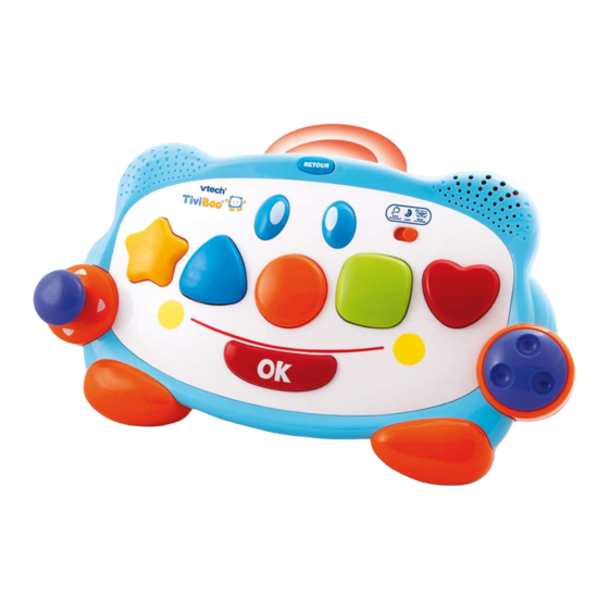 VTech baby TiviBoo Manuel D'utilisation