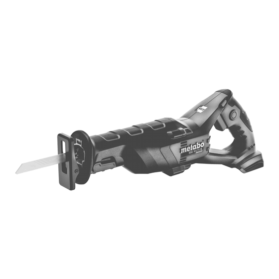 Metabo SSE 18 LTX BL Notice Originale