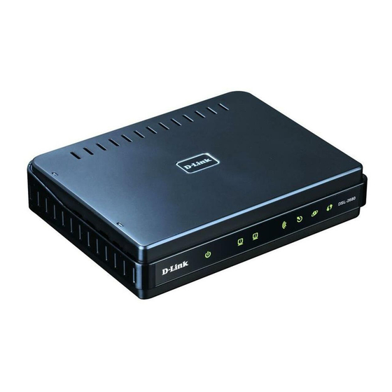 D-Link DSL-2680 Manuel D'utilisation