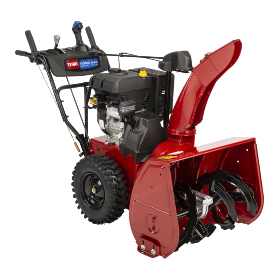 Toro Power Max Heavy Duty 928 OE Manuel De L'utilisateur