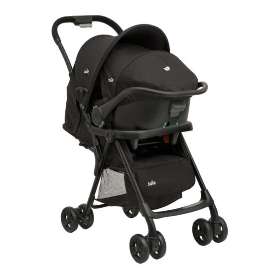 Joie juva travel system Manuel D'utilisateur