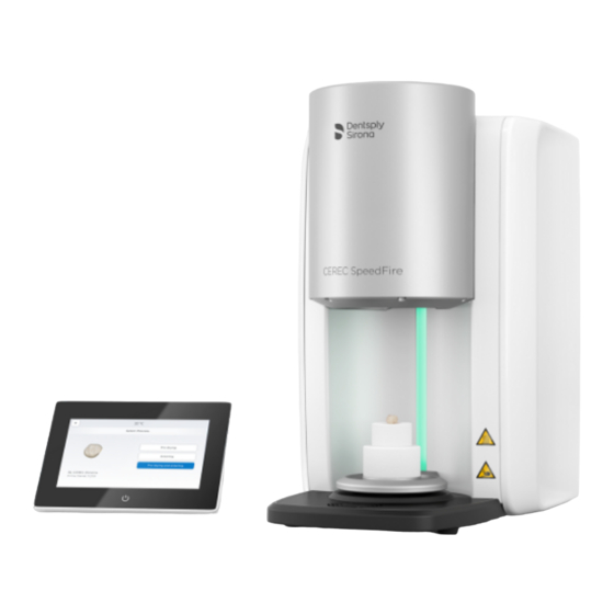 Dentsply Sirona CEREC SpeedFire Manuels