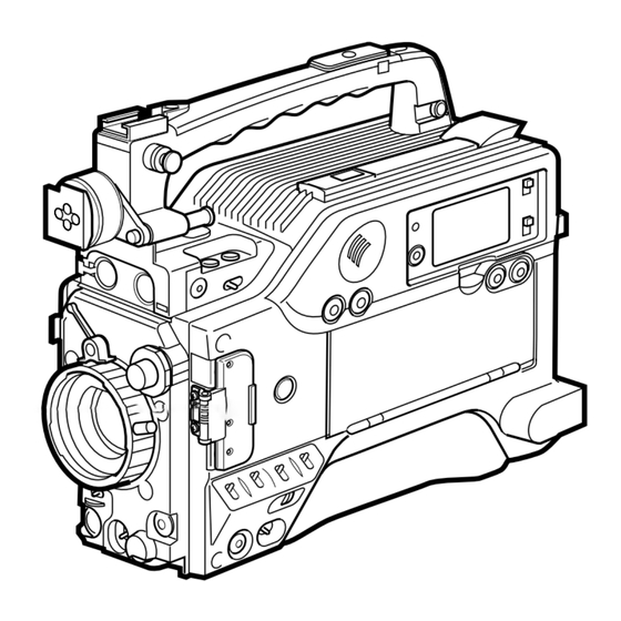 Sony DVCAM DSR-500WSL Mode D'emploi