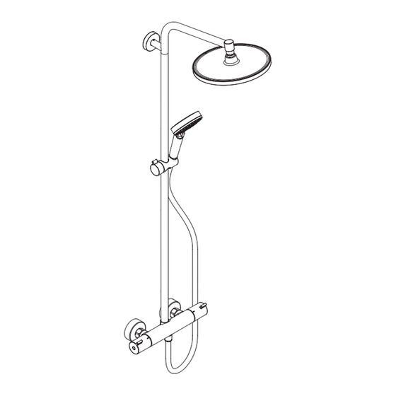 Hansgrohe Crometta E 240 1jet Showerpipe EcoSmart 27281 Serie Mode D'emploi / Instructions De Montage