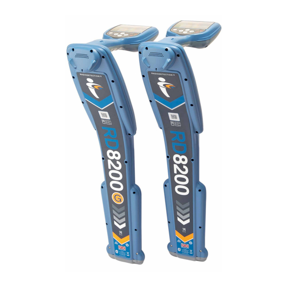 Radiodetection RD8200 Guide D'utilisation