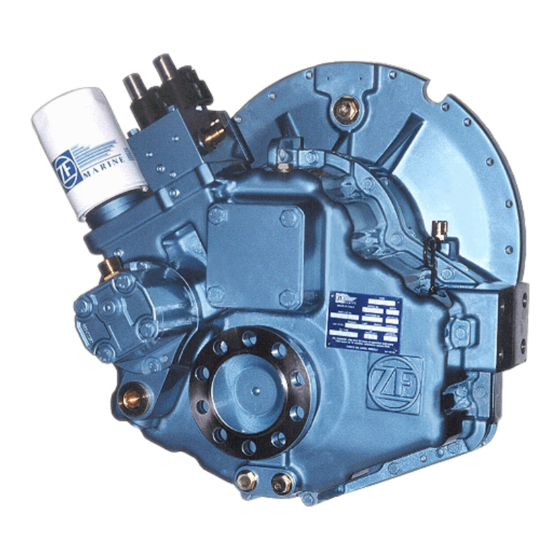 ZF Marine 305 Mode D'emploi