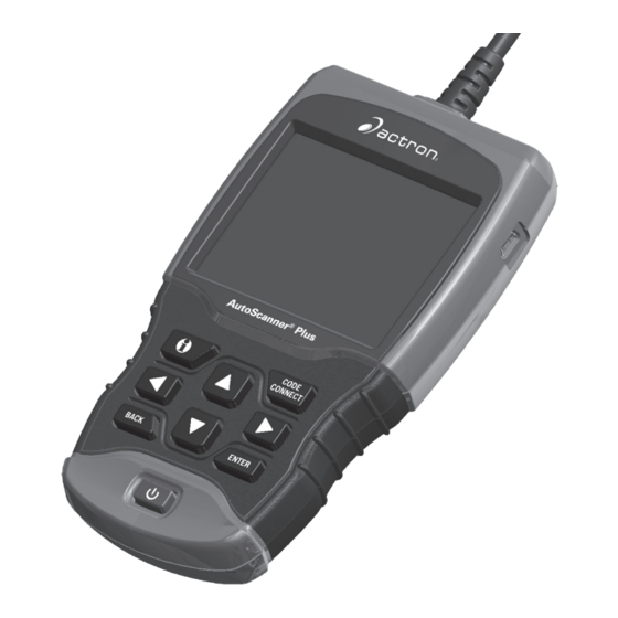 Bosch Actron CP9680 AutoScanner Plus Mode D'emploi