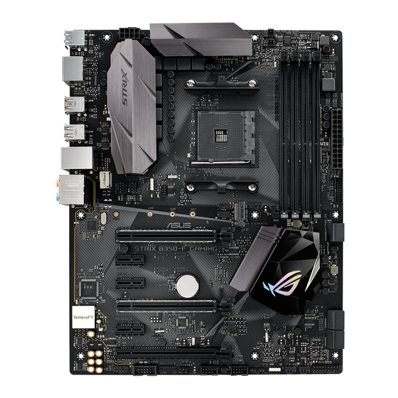 Asus ROG STRIX B350-F GAMING Mode D'emploi