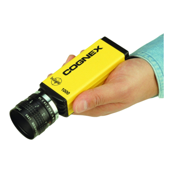 Cognex IN-SIGHT 1000 Guide D'installation