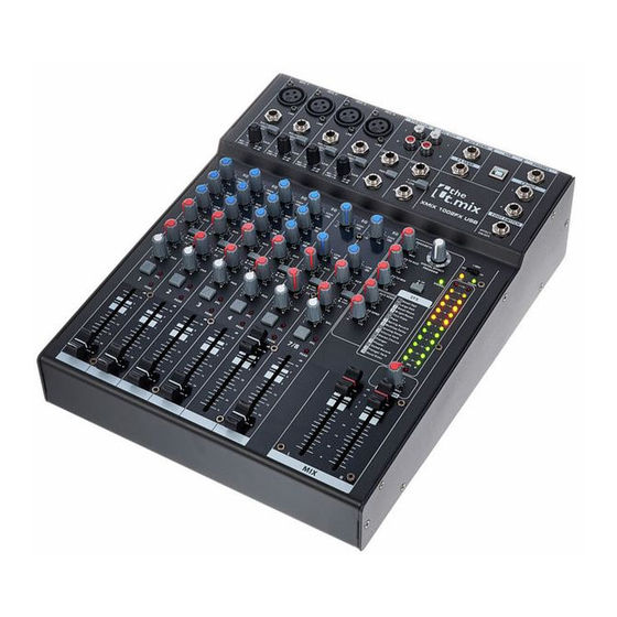 thomann The t.mix xmix 1002 FX USB Notice D'utilisation