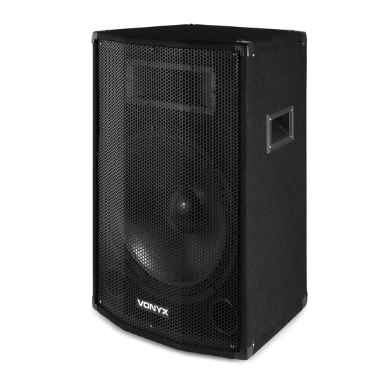 Vonyx CVB Serie Manuel D'instructions