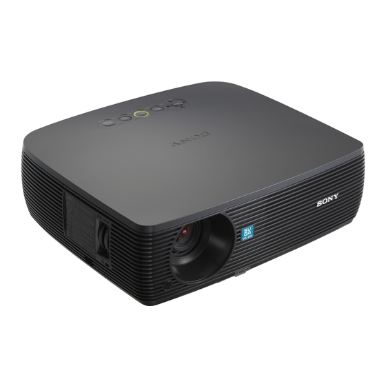 Sony VPL-ES4 Guide De Référence Rapide