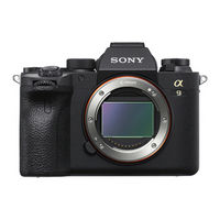 Sony A 9 II Mode D'emploi