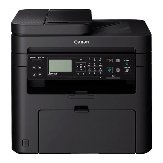 Canon MF244dw Mode D'emploi