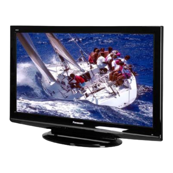 Panasonic Viera TX-P42S11E Mode D'emploi