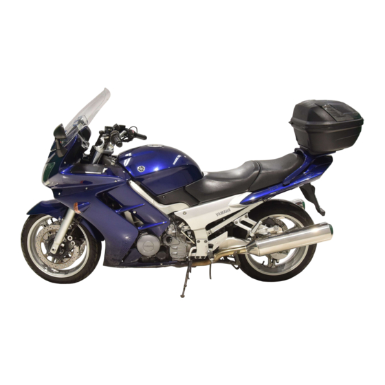 Yamaha FJR1300 Manuel Du Propriétaire