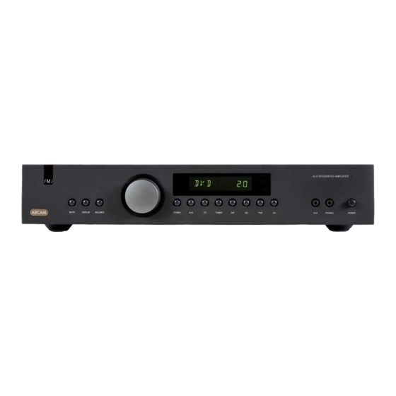 Arcam FMJ A19 Manuel