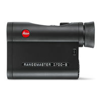 Leica RANGEMASTER 2700-B Notice D'utilisation