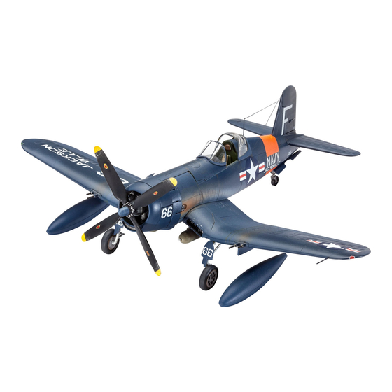 REVELL CORSAIR F4U-4 Mode D'emploi