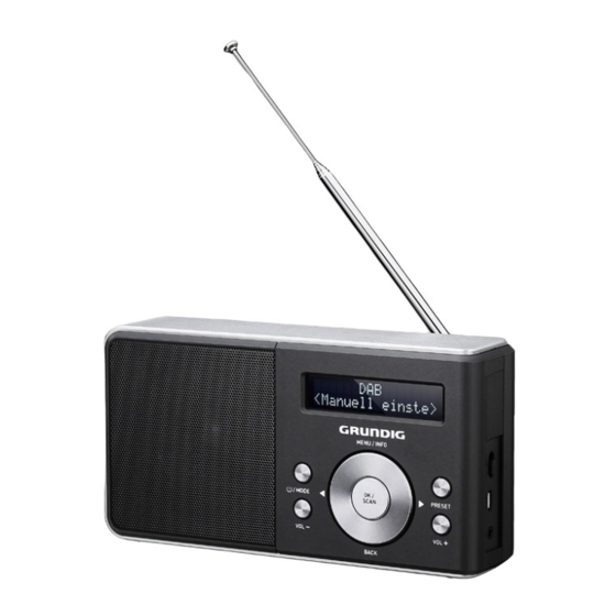 Grundig Music 5000 DAB+ Mode D'emploi