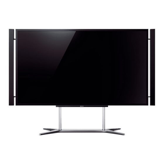 Sony BRAVIA KD-84X9000 Mode D'emploi