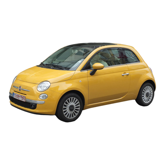 Fiat 500 2007 Mode D'emploi