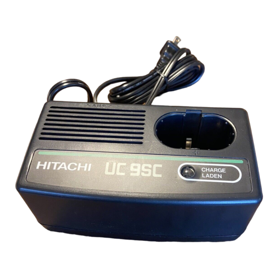 Hitachi UC 9SC Mode D'emploi