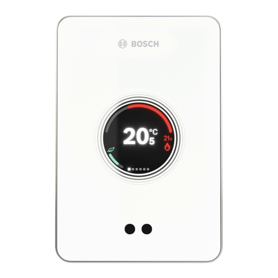 Bosch EasyControl CT200 Notice D'installation Et D'utilisation