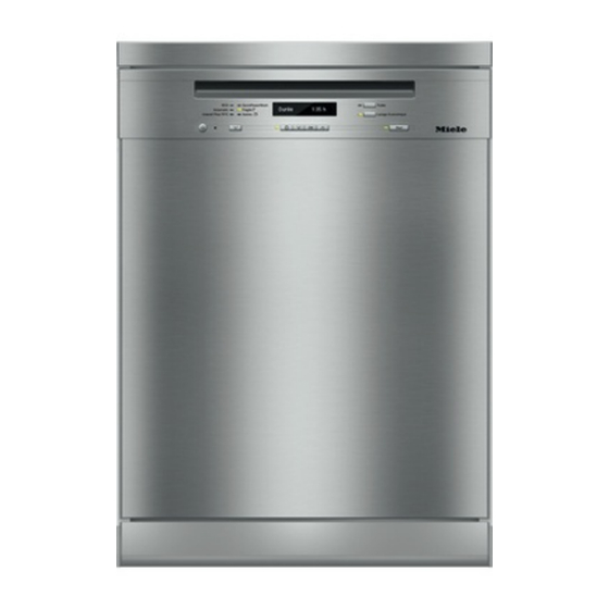 Miele G6730 SC Mode D'emploi