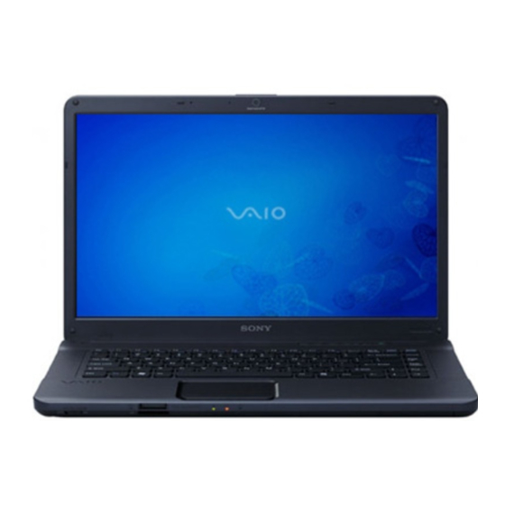 Sony VAIO VGN-NW Série Guide De L'utilisateur