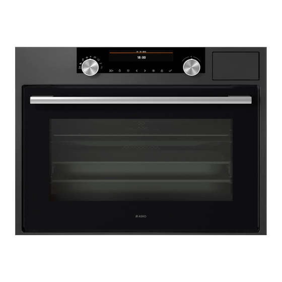 Asko OCS8487A2 Mode D'emploi