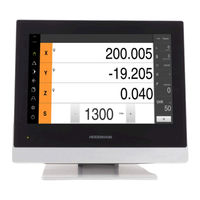 Heidenhain POSITIP 8000 Manuel D'utilisation