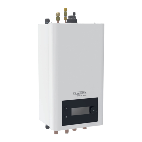 REMEHA Elga Ace H4KW Notice D'installation, D'utilisation Et D'entretien