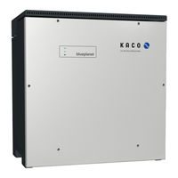 Kaco blueplanet 150 TL3 Mode D'emploi