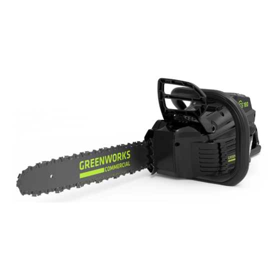 GreenWorks Commercial GS 180 Guide D'utilisation