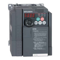 Mitsubishi Electric 700 Séries Guide D'installation