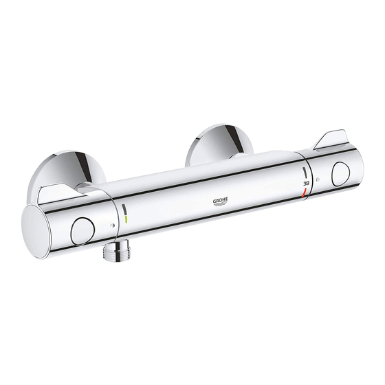 Grohe GROHTHERM 800 Instructions D'installation