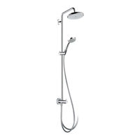 Hansgrohe Showerpipe Croma 220 Reno 27224000 Mode D'emploi / Instructions De Montage