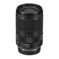 Canon RF24-240mm F4-6.3 IS USM Mode D'emploi