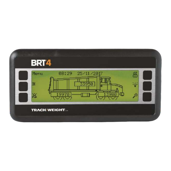 TrackWeight BRT4 Manuel D'utilisation