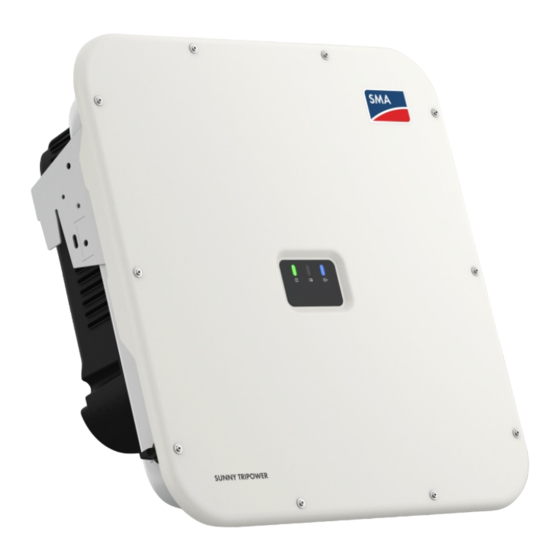 SMA SUNNY TRIPOWER X 20-US Instructions D'emploi