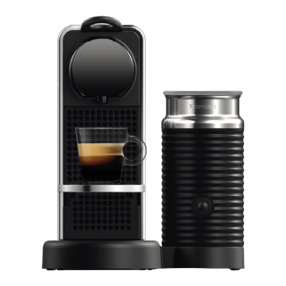 Nespresso CITIZ PLATINUM&MILK Mode D'emploi