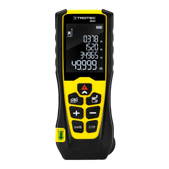 Trotec BD22 Manuel D'utilisation