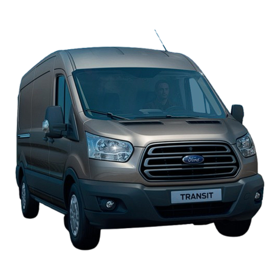 Ford TRANSIT 2013 Manuel Du Conducteur