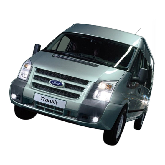 Ford TRANSIT 2013 Manuel Du Conducteur