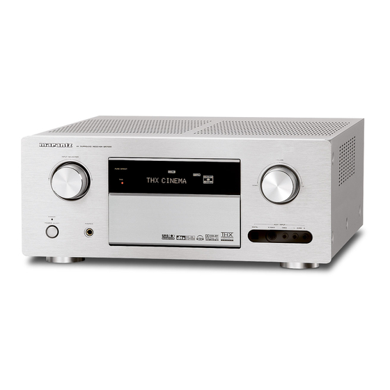 Marantz SR7500 Mode D'emploi