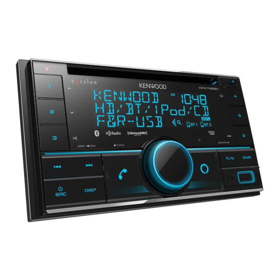 Kenwood DPX795BH Mode D'emploi